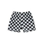 GXFC Toddler Baby Boys Summer Swim Trunks Kids Boys Checkerboard Print Fast Dry Beach Shorts Swim Trunks 6M-4T